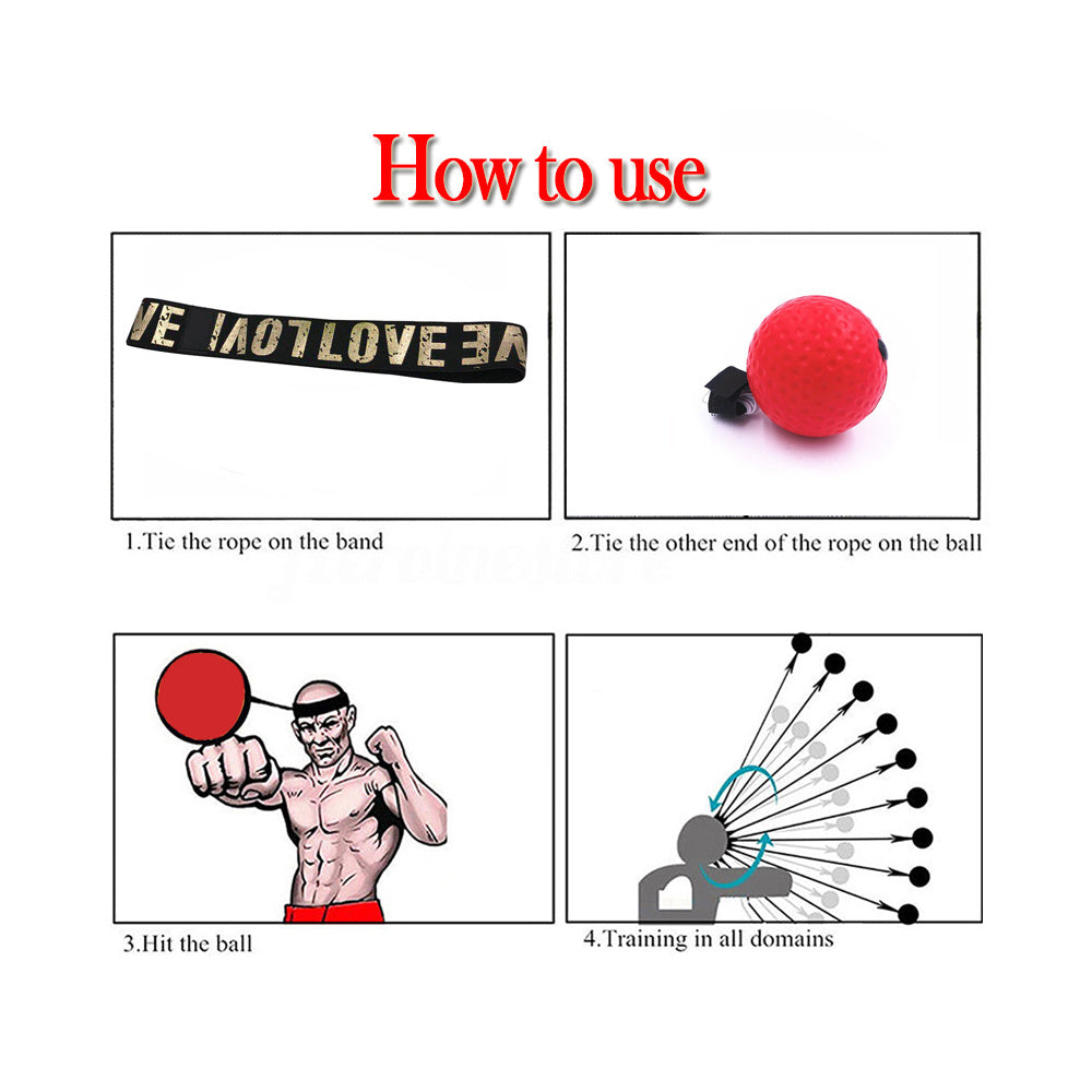 ReflexStrike™ Boxing Headband Trainer – Speed & Coordination Ball