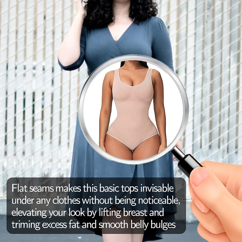 Seamless SculptFit™ Shaping Bodysuit – Waist, Bust & Hip Enhancer
