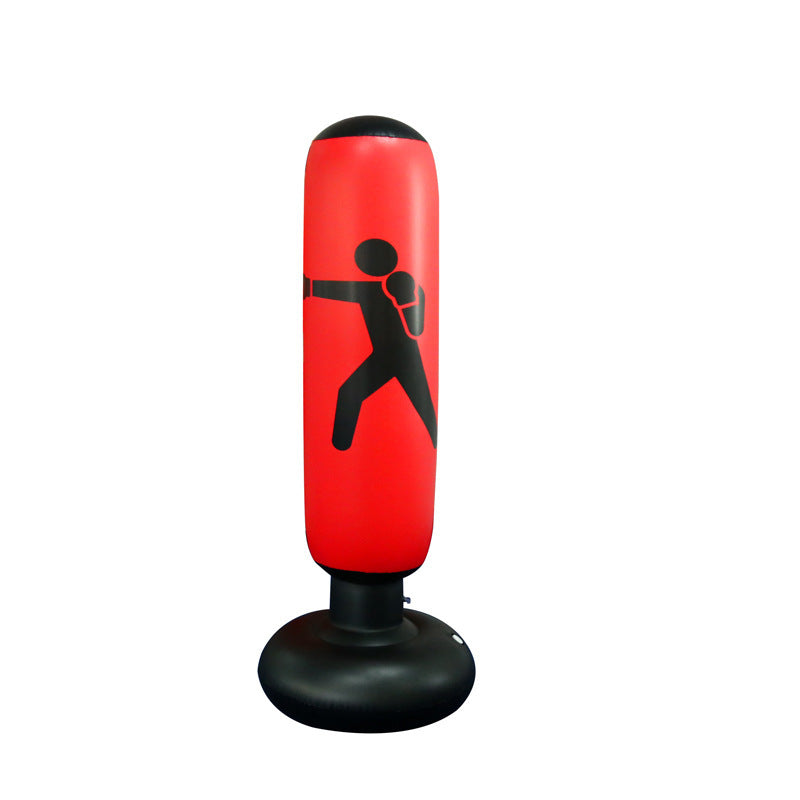 StrikeZone Inflatable Freestanding Boxing Bag – Venting Stress Toy for Fitness & Fun