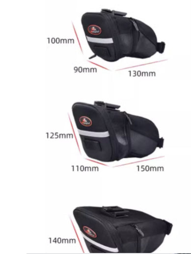 Waterproof Compact Bike Saddle Bag – Secure Storage for Every Ride
