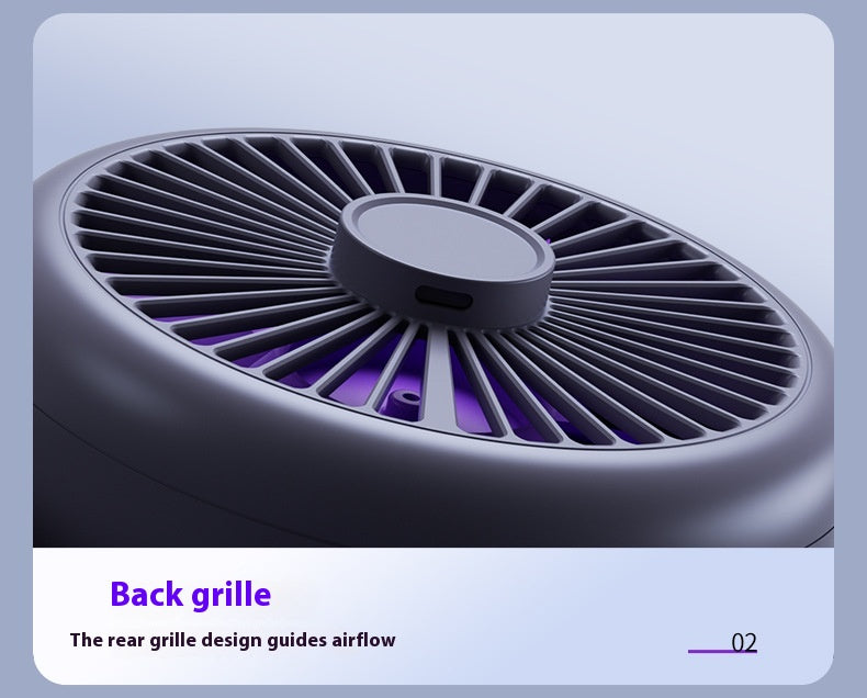 Portable desk & wall fan - rechargable, powerful, quiet with digital controls