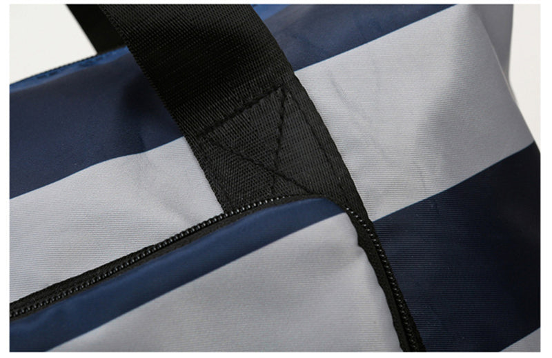 Foldable Waterproof Gym Duffel with Shoe Compartment