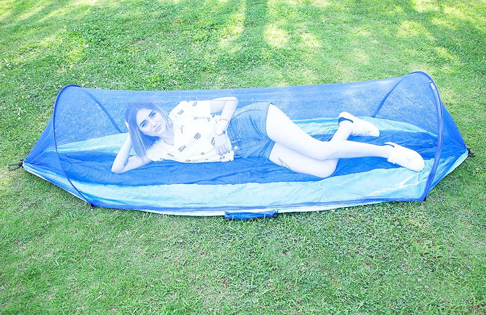 TrailNest™ Pop-Up Hammock with Mosquito Net – Ultra-Light Camping Swing for 2