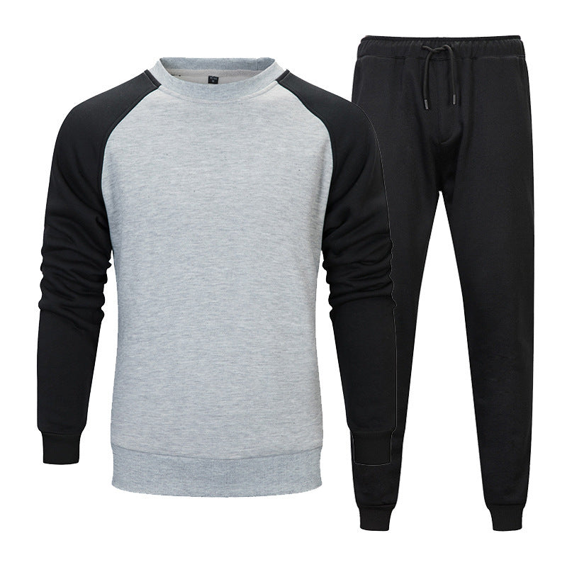 CoreMotion™ Men’s Colorblock Tracksuit – Two-Piece Sweater & Joggers Set