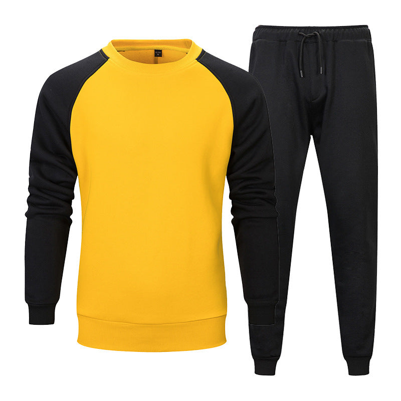 CoreMotion™ Men’s Colorblock Tracksuit – Two-Piece Sweater & Joggers Set
