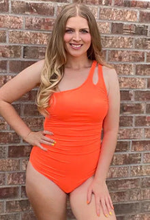 SculptGlow One-Shoulder Monokini