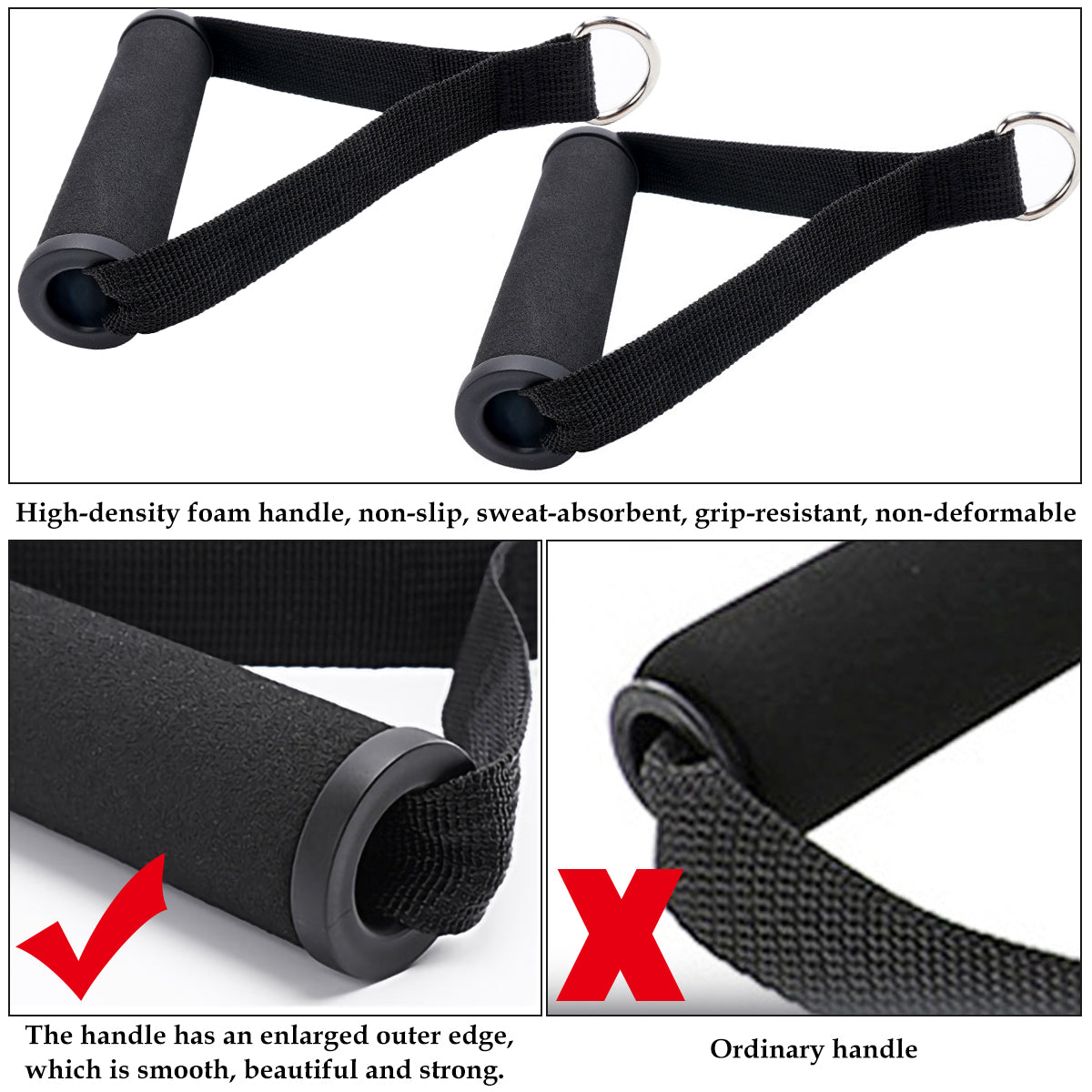 TotalFit 11-Piece Resistance Band Set – Full-Body Workout System with Handles & Anchors