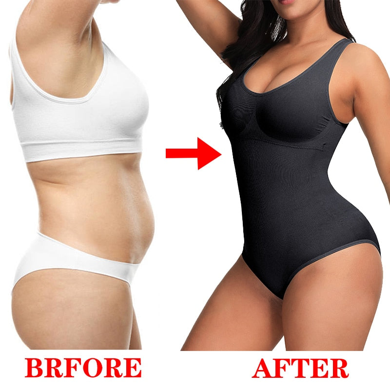 Seamless SculptFit™ Shaping Bodysuit – Waist, Bust & Hip Enhancer