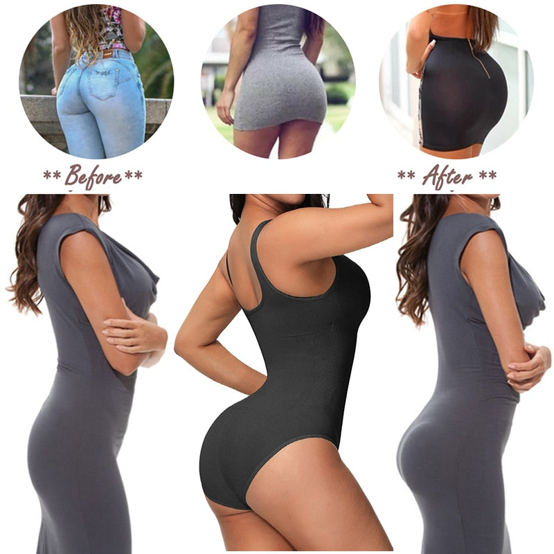 Seamless SculptFit™ Shaping Bodysuit – Waist, Bust & Hip Enhancer