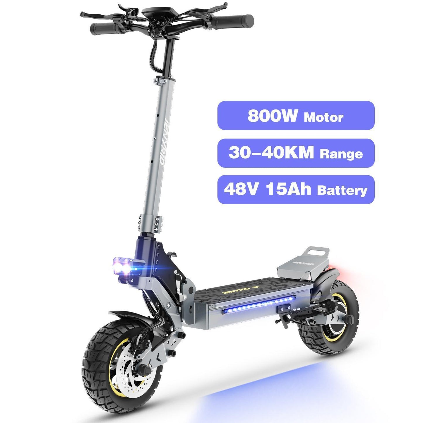 iENYRID S1 Electric Scooter – 800W Motor, 40KM Range, Off-Road Power Ride