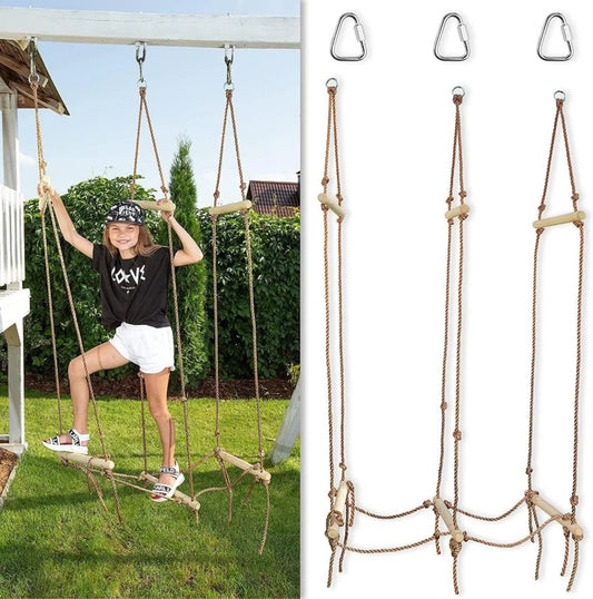 Rickety Rope Bridge – Obstacle Course Adventure for Kids