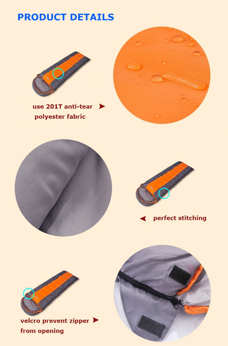 TrailNest™ All-Season Envelope Sleeping Bag