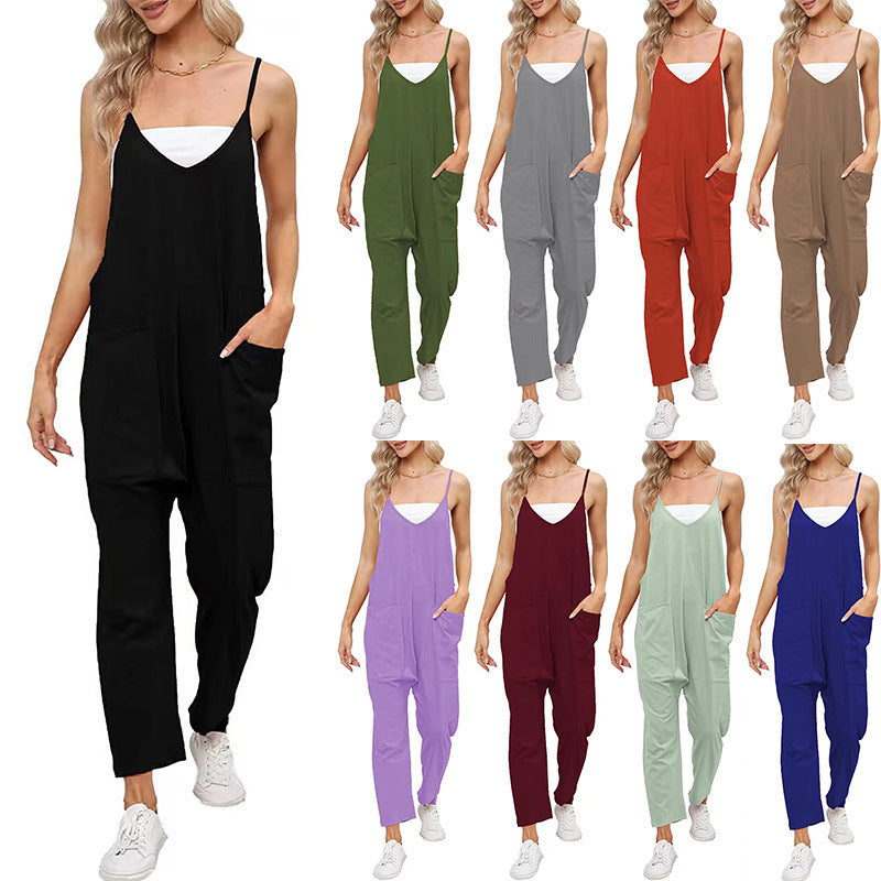 EasyBreezy Pocketed Summer Jumpsuit