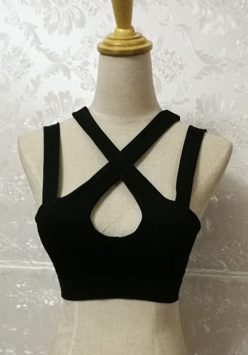 FlexCouture™ Crisscross Hollow Sports Bra