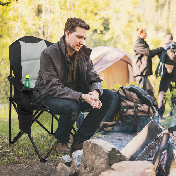 TrailMate™ Folding Camping & Fishing Chair – Heavy-Duty & Portable