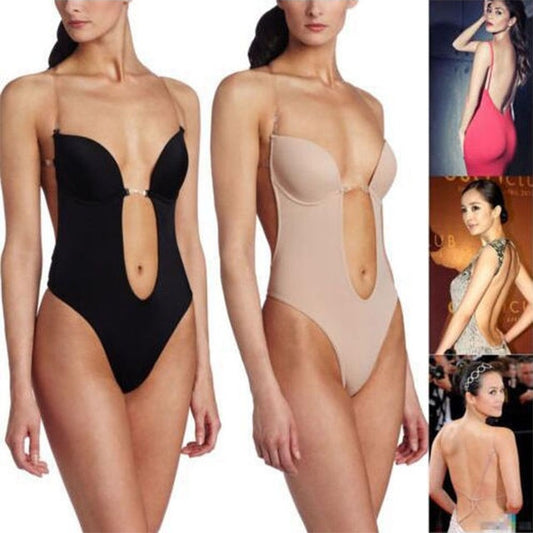 Ultra Plunge Backless U-Shaped Body Shaper Bra