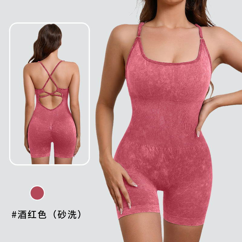 SculptFlex Crossback Seamless Jumpsuit