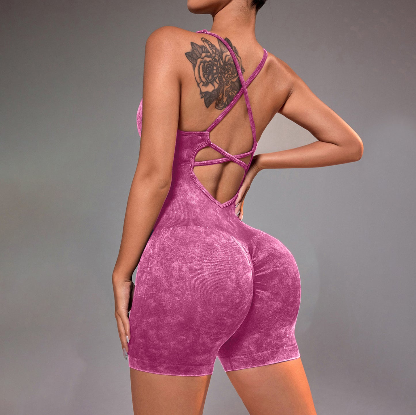 SculptFlex Crossback Seamless Jumpsuit