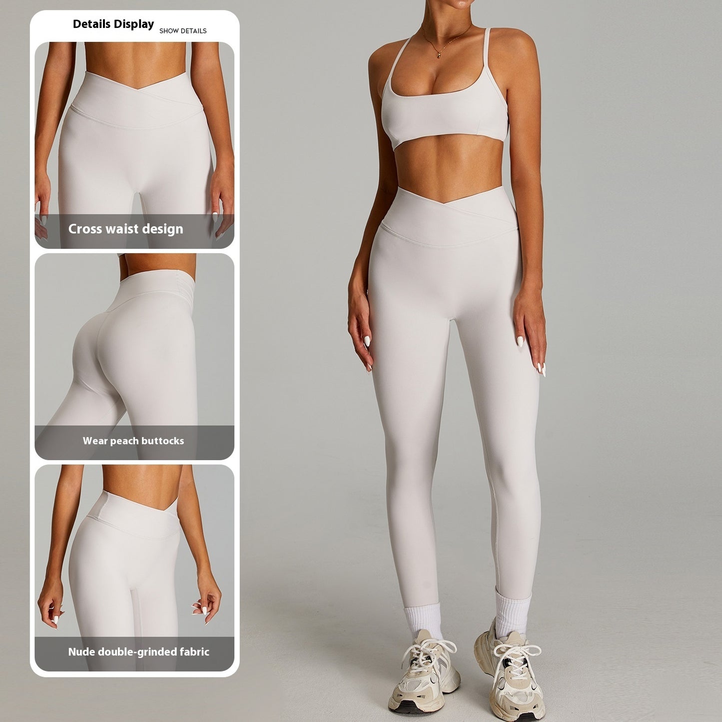 NudeFeel™ High-Waist Sculpt Leggings – Quick-Dry & Seamless Fit