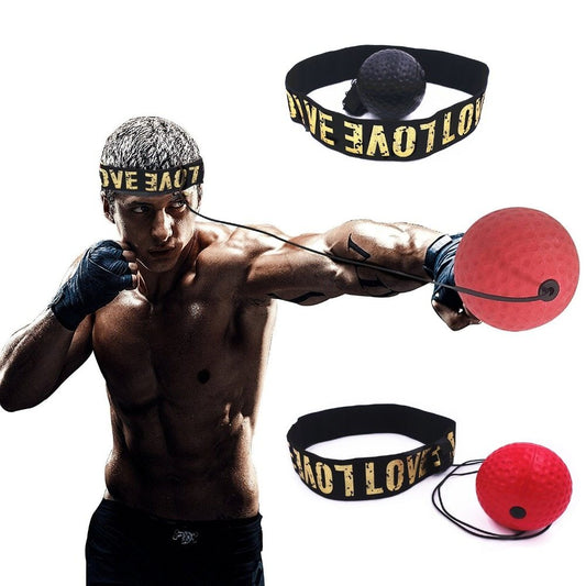 ReflexStrike™ Boxing Headband Trainer – Speed & Coordination Ball