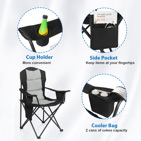 TrailMate™ Folding Camping & Fishing Chair – Heavy-Duty & Portable