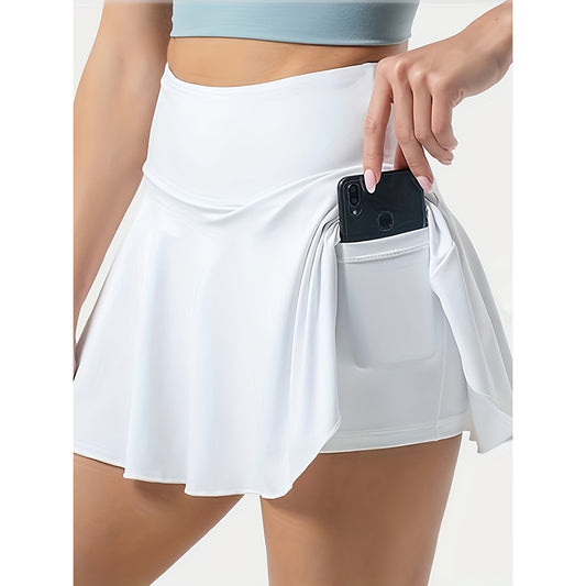 SwiftCourt™ High-Waist Athletic Skort with Pockets