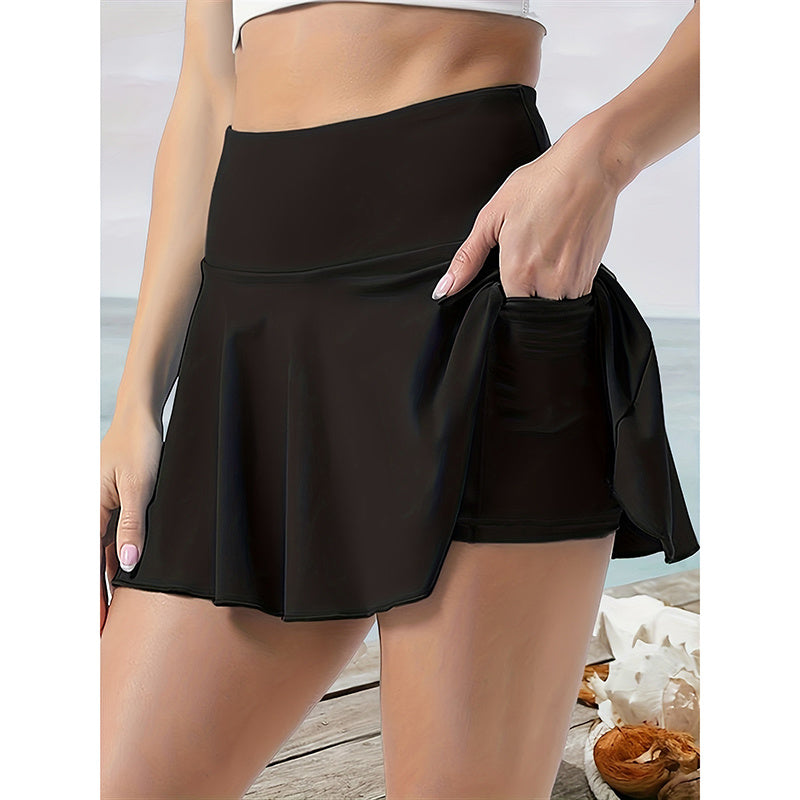 SwiftCourt™ High-Waist Athletic Skort with Pockets
