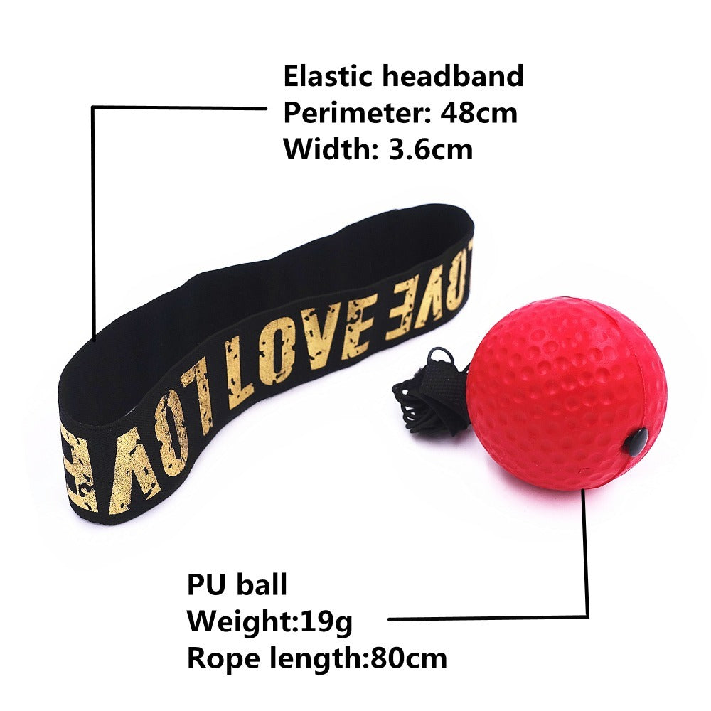 ReflexStrike™ Boxing Headband Trainer – Speed & Coordination Ball