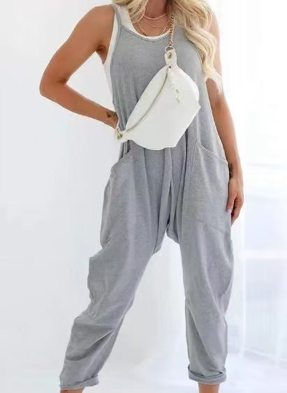 EasyBreezy Pocketed Summer Jumpsuit