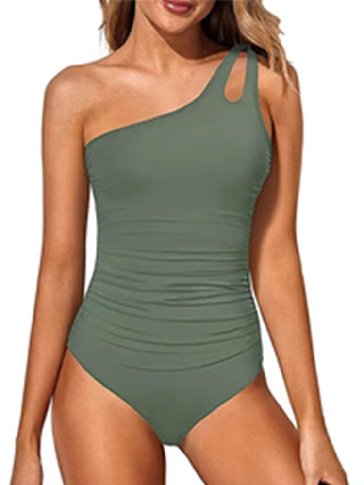 SculptGlow One-Shoulder Monokini