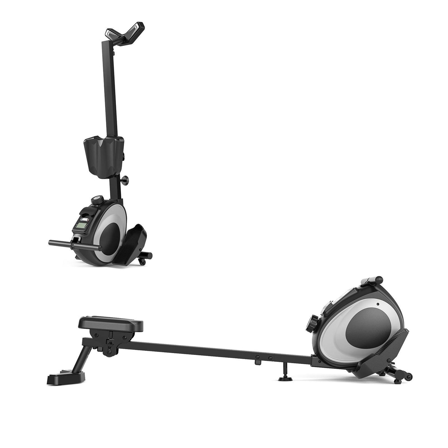 Magnetic Resistance Home Rowing Machine with Smart Display