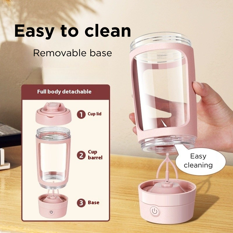 Rechargeable Electric Protein Shaker Bottle - 630ml