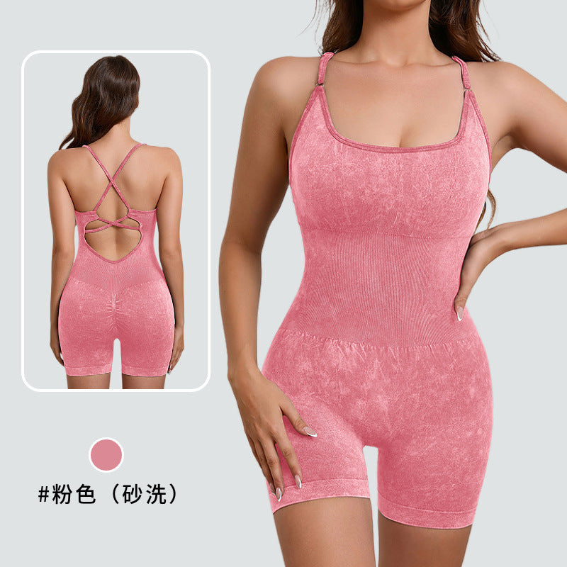 SculptFlex Crossback Seamless Jumpsuit