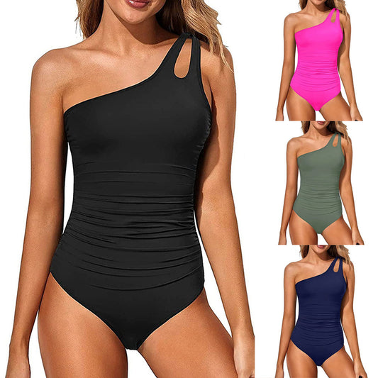 SculptGlow One-Shoulder Monokini