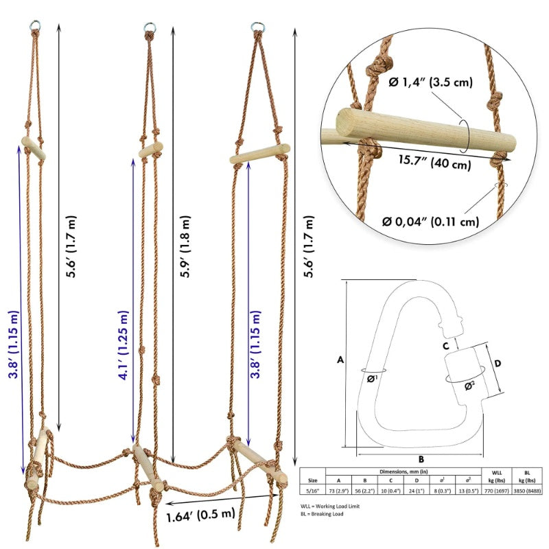 Rickety Rope Bridge – Obstacle Course Adventure for Kids