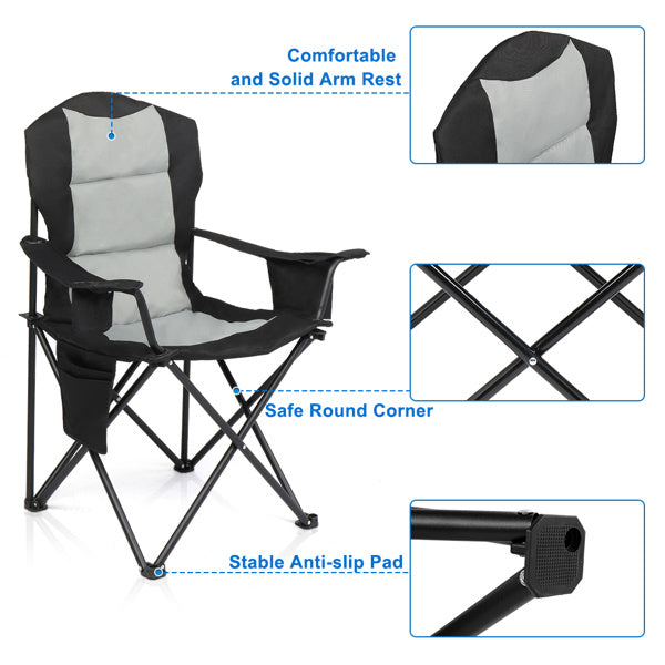TrailMate™ Folding Camping & Fishing Chair – Heavy-Duty & Portable