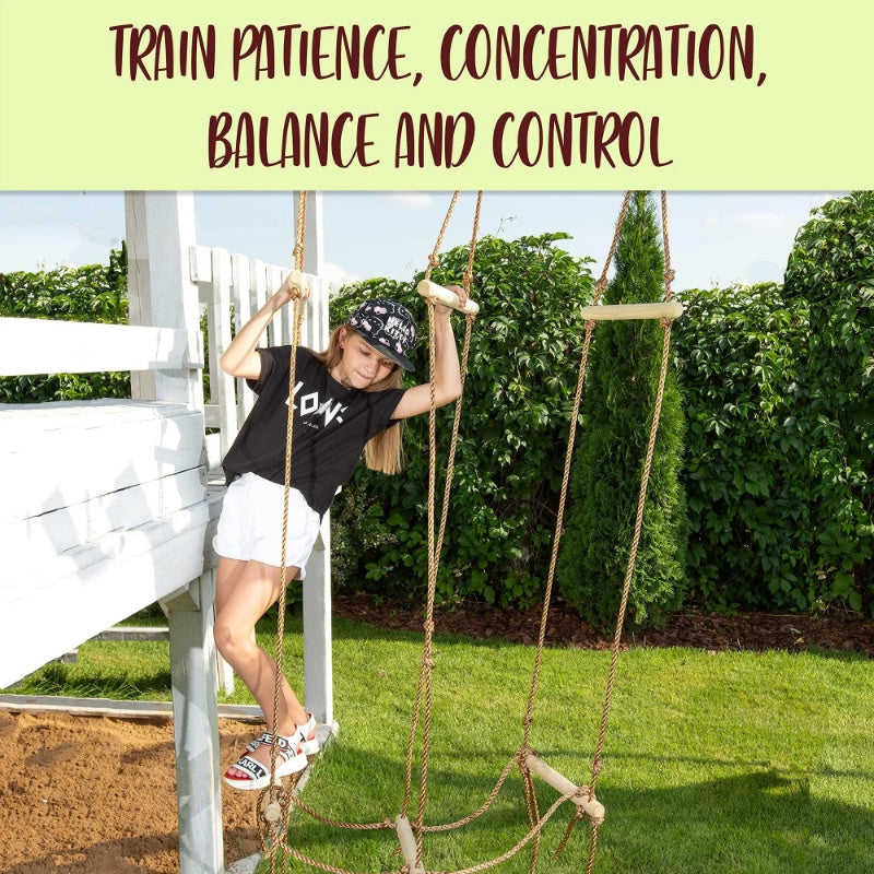 Rickety Rope Bridge – Obstacle Course Adventure for Kids