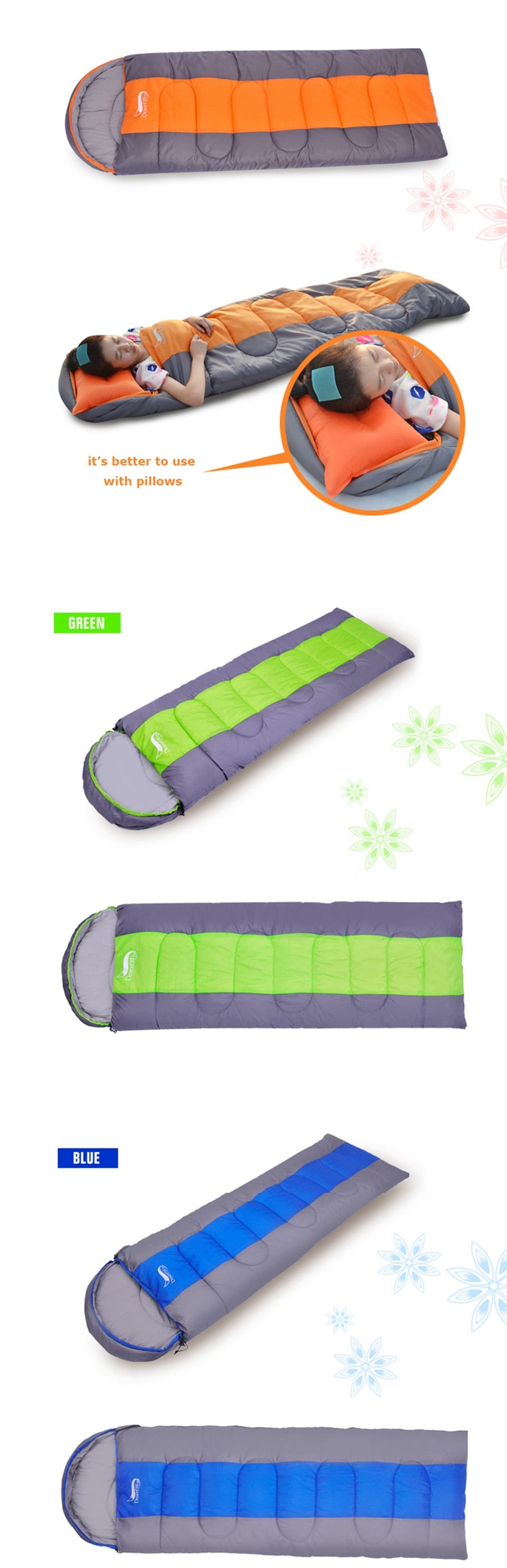 TrailNest™ All-Season Envelope Sleeping Bag